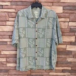 Jamaica Jaxx Aloha Hawaiian Shirt Size XXL 100% Silk Mens Short Sleeve